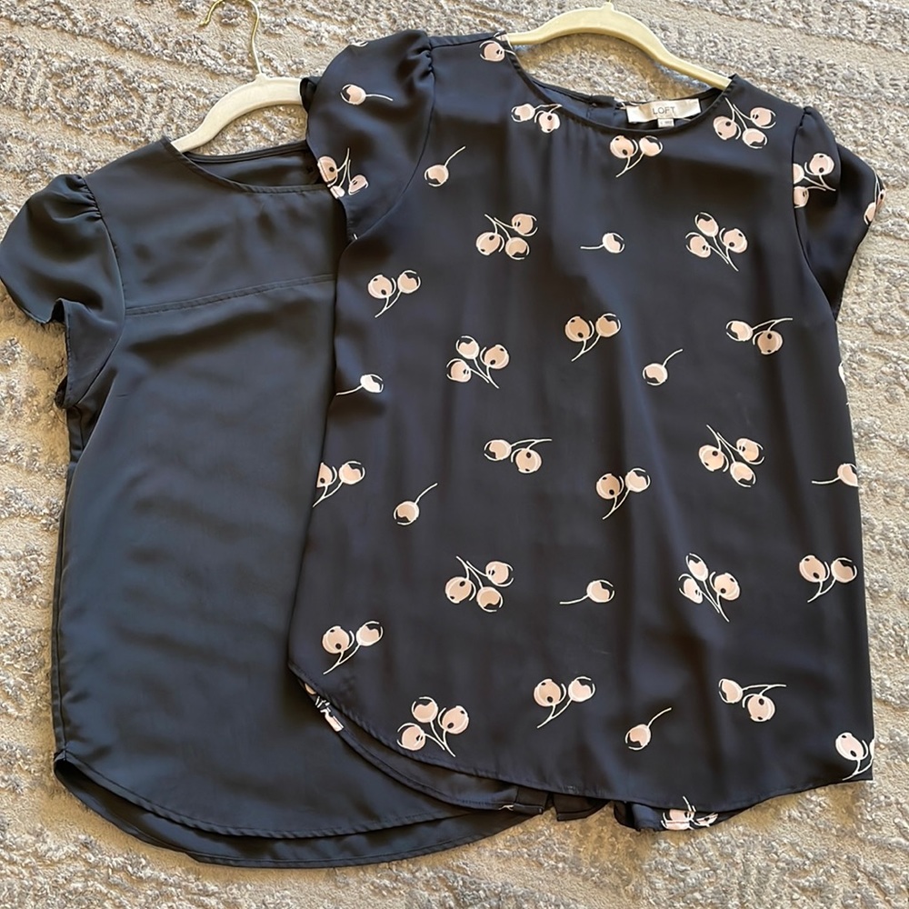 2 LOFT blouses